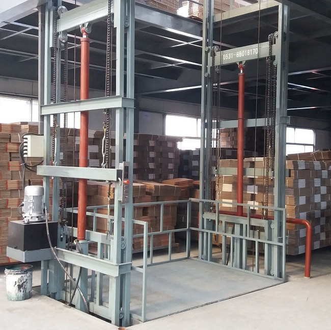 升降貨梯的特點及注意事項(圖2) \